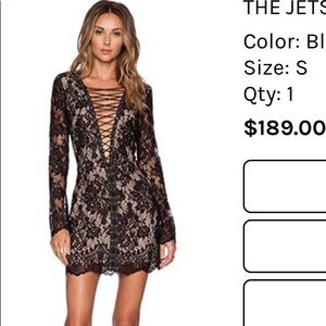 JetSet Diaries - black - lace mini dress